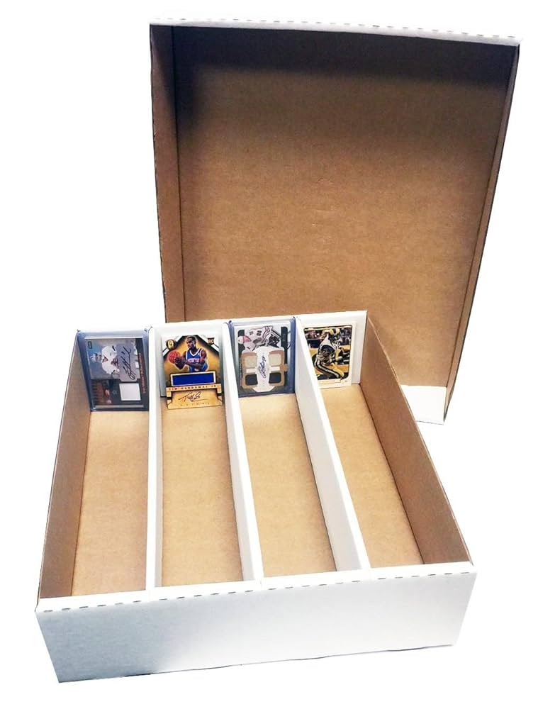 Amazon.com: Max Protection Trading Card Storage Box, 4 Row